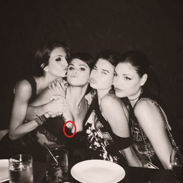 wow! check out Selena Gomez's Nipple slip #amazing#